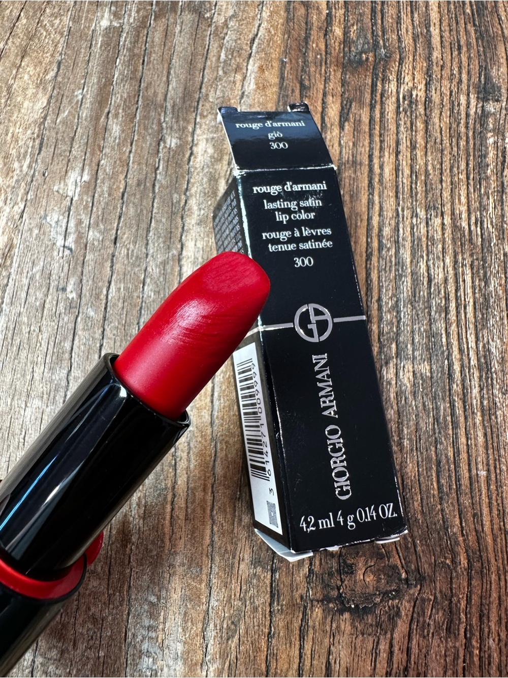Giorgio Armani Rouge D'Armani Lip Color 300 in Black Packaging - Picture 6 of 6